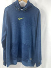 Men s M Nike Pro Therma-fit Adv Fleece Pullover Hoodie Shirt Blue Dd1707-451 