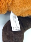 Fao Schwarz Plush Lying Red Floppy Fox 17    Stuffed Animal No Tush Tag Excellent
