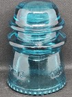 Vintage Hemingray 16 Aqua Blue Glass Insulator Cd 122 Made In Usa Beautiful Cond