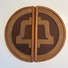 Vtg Architectural Salvage Bell Systems Logo Wood Foundry Mold Pattern Handmade