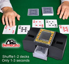 Electric Card Shuffler 2 Deck Battery Operated For Poker Blackjack