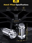 Mikkuppa M12x1 5 Spline Lug Nuts - Replacement For Ford Fusion Focus Escape  Hon