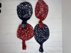  4  Vtg Qualatex 36    Balloons Stars America Red Blue July 4th Latex Huge  1988