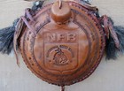Nfr Rodeo Leather Canteen By Sterling Leather Braided Horse Hair Handle
