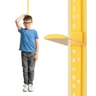 Growth Chart For Wall  Children Height Measurement 3d Removable Growth Yellow