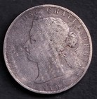 Canada 1900 50c Fifty Cent Half Dollar Queen Victoria  925 Silver G-vg