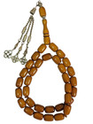 Vintage Turkish Faturan Tasbih 33 Beads Butterscotch Bakelite Misbaha