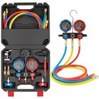  3-way Manifold Gauge Set  Automotive Ac Recharge Kit For 