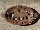 Antique Black Cast Iron Horse Trivet Early Primitive Folk Art Metal Rusty Patina