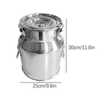 Electric Cow Milking Machine Goat Milker Equipment 14l Stainless Steel Bucket