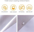 Silver All-weather Car Cover - 150d Oxford Cloth  Up To 200  Sedan