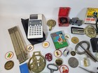 Large 60  Junk Drawer Lot Of Trinkets  Antiques  Cards  Brass   Curiosities    