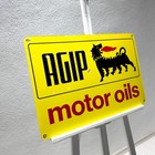 Agip Motor Oils Vintage Heavy Metal Sign     60x40 Cm   15 7       23 6    