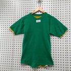 Vintage 70s Russell Athletic Reversible T Shirt Boy Small Yellow Green Gold Tag