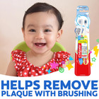 Kids Extra Soft Baby Toothbrush Pack  2 Count  Toddler Training Toothbrush Set