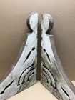 Pair Antique Large 26x27 Wood Corbels Shabby Chic Gingerbread Vtg Old 1198-26b