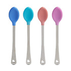 Munchkin White Hot Safety Spoons  4 Pack 4 Count  Colors May Vary 