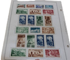 French Colonies Lot Of 130  Mainly Mh Stamps Nice Sets On Minkus Album Pages    