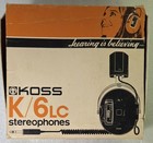 Vintage Koss Stereophones Headphones K 6lc In Original Box And Manual Excellent 