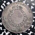 1776-ol Sweden 1 Riksdaler Lot jm8530 Large Silver  Nice 