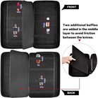 88 Slot Pocket Knife Case Black Carrying Bag Large Capacity Storage Organizer