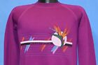 Vintage 80s Op Ocean Pacific Bird Of Paradise Flower Surf Sweatshirt Youth L 