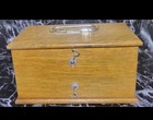 Antique No  18 Battery Medical Apparatus Electroshock Quack Device Oak Box