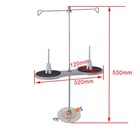 Ckpsms Brand - 1set  228776 2 Spool Thread Stand iron Base For   