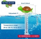 Floating Pool Thermometer  Large Display With String Easy To Read  Shatter Resis