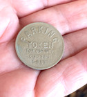 Vintage Cincinnati  ohio  Parking Control Parking Token For Use With T-11 Unit