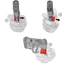 Garrison Grip Adjustable Micro Trigger Stop Holsters Fits The Ruger Lcp 380