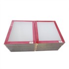 6 Pack 20 x 24  Aluminum Frame With 160 White Mesh Count Screen Printing Screens