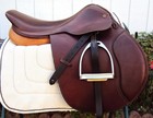 Collegiate Rd English jump Show Saddle - 17  Seat - Beautiful 