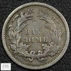 1861 Seated Liberty Silver Half Dime H10c