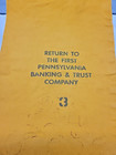 Vtg Bank Bag First Pennsylvania Banking   Trust Co  Canvas Cloth Money 14 X 10