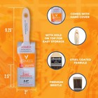 12-pack - 2  Flat Brushes For All Latex And Oil Paints   Stains