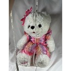 Dan Dee Snowflake Teddy 20    Plush 2018 Girl Bear Dressy Pink Dress Holiday Time