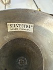 Vtg Lot 3 Silvestri Tiered Candlestick Holders India Brass   Silverplate Heavy