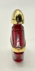 Vintage Samsara Guerlain Parfum Red   Gold Micro Miniature Perfume Bottle