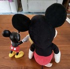 Disney Mickey Mouse Plush Just Play 18 Inch Stuffed Animal Toy   Bonus Figurine