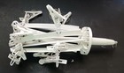 Folding White Plastic Hanging Drying Rack With 16 Clothespins