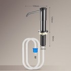 1 360  sink Soap Dispenser Stainless Steel Kitchen Hands Liquid Pump Bottle Tube