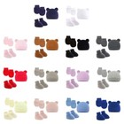 Winter Baby Hat Gloves Socks Set Boy Girl Warm Cotton Kids Beanies Stuff Bonnet