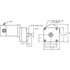 Dayton 1lpw2 Dc Gearmotor  50 0 In-lb Max  Torque  21 Rpm Nameplate Rpm  90v Dc