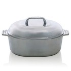Alumachef 12 5qt 15  Cast Aluminum Heavy Duty Oval Roaster-new Magnalite Version