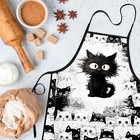 Funny Cat Aprons For Women  Cooking Aprons For Women Funny Cat  Gifts For Cat   