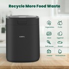 Electric Kitchen Composter For Indoor  2 5l Large Capacity Odorless Smart Com   