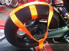 Orange Trackbike Transport Tie Down Wheel Strap Polyester Webbing Strap Bsb