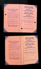 Lot Of 2 Antique Lucky Name Punch Cards Ladies Silk Stockings Cool