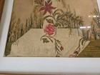 Victorian Embroidery Punch Paper Mourning In Memory Gravestone Tomb 26  X 20 